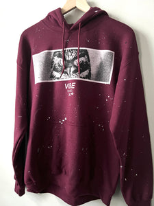 Maroon Soul Reader Paint Splatter